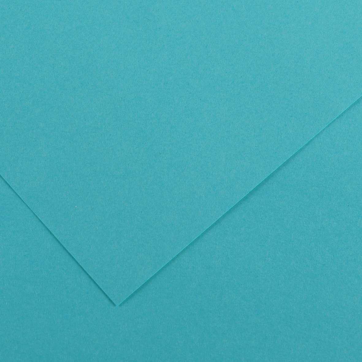 Farbpapier CANSON Vivaldi A3 185 g - 50 Blatt – Türkisblau 25