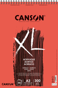 Canson XL Acrylblock 300 g 30 Blatt A3 Spiralbindung