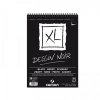 CANSON Canson XL Dessin Black Skizzenbuch 150 g/m², 40 Blatt, A4, Spiralbindung