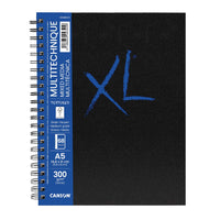 Canson XL Mix Media Textured kopfgeleimter Block A5, 300 g/m², 68 Blatt
