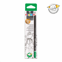 Carioca Dreikant-Bleistift Black, 12 Stk. – 4/2H