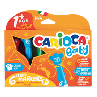 Carioca Filzstifte Baby mit Rundspitze, Farbmix