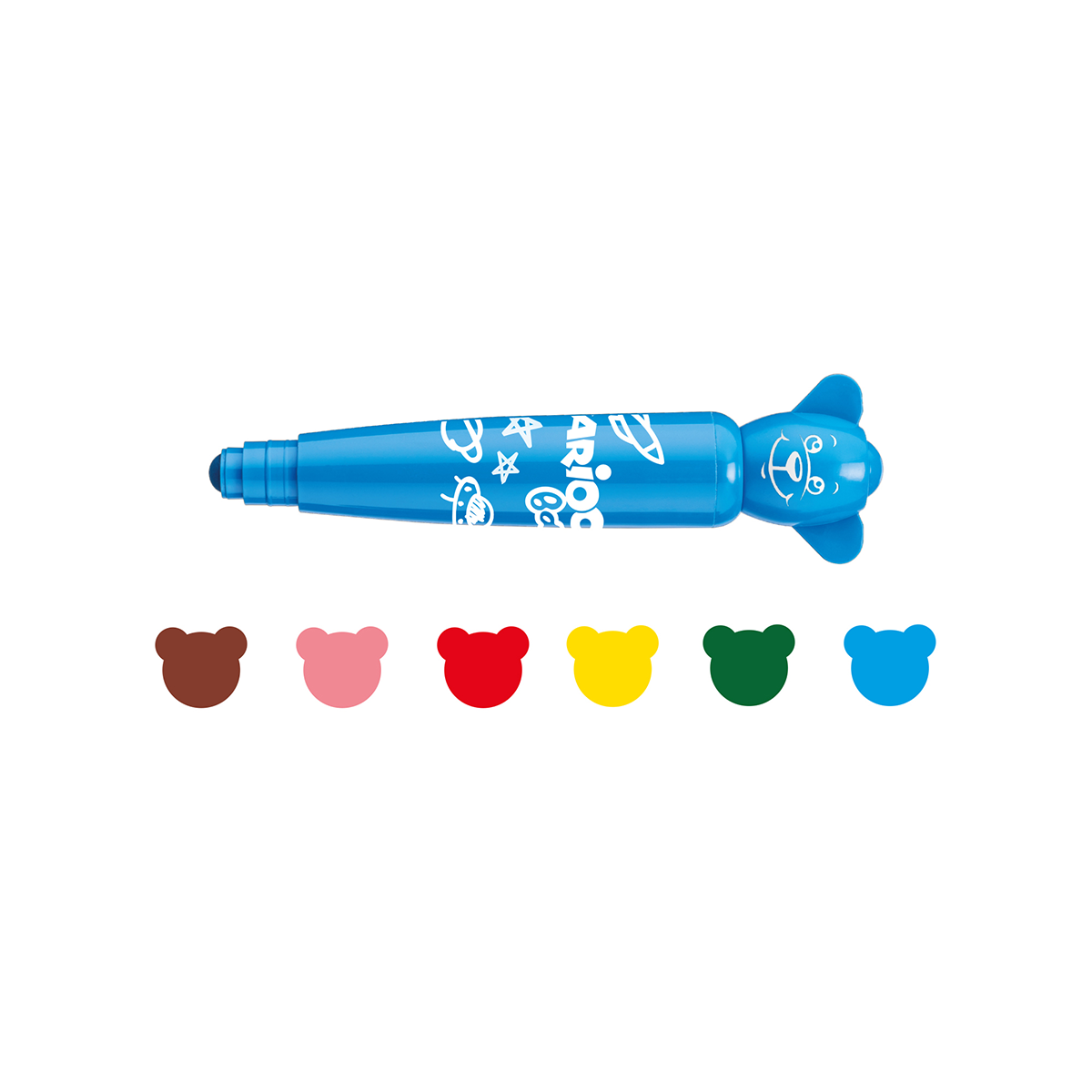 Carioca Filzstifte Baby mit Rundspitze, Farbmix