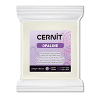 Cernit Opaline Polymermasse 250 g | verschiedene Farbtöne - Weiß