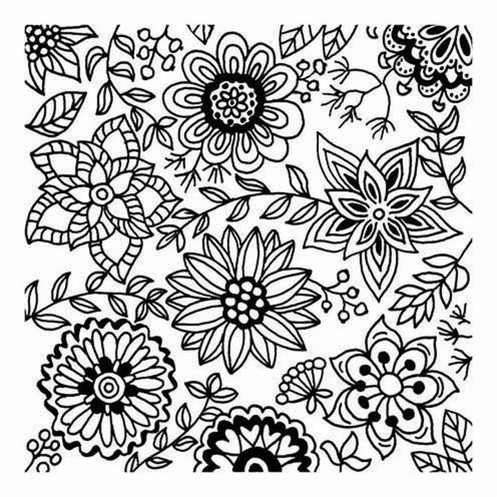 CERNIT Strukturmatte 90x90 mm | verschiedene Motive | kvety 2