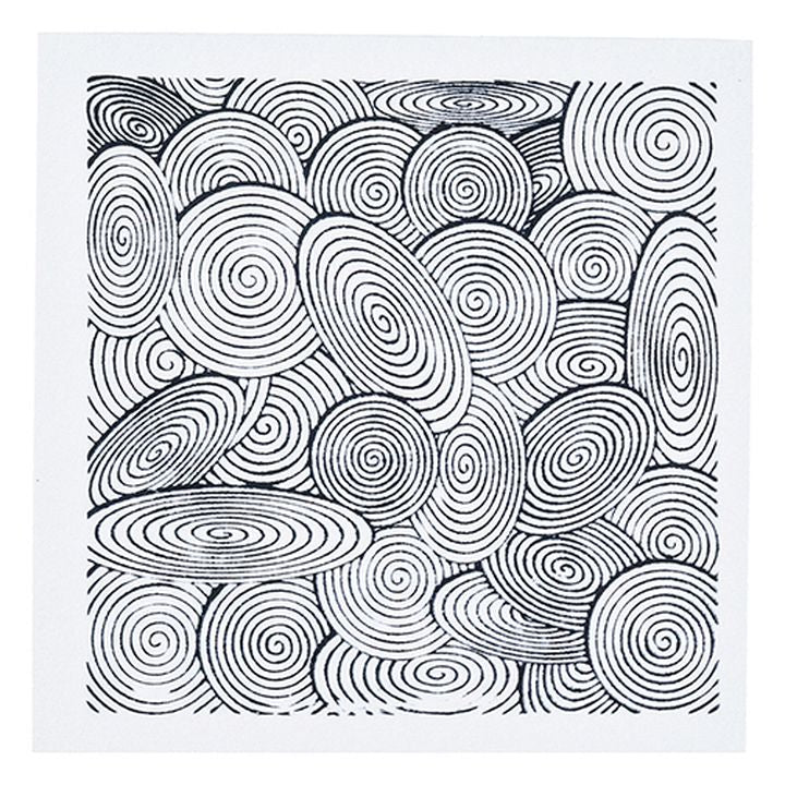 CERNIT Strukturmatte 90x90 mm | verschiedene Motive | Spiralen