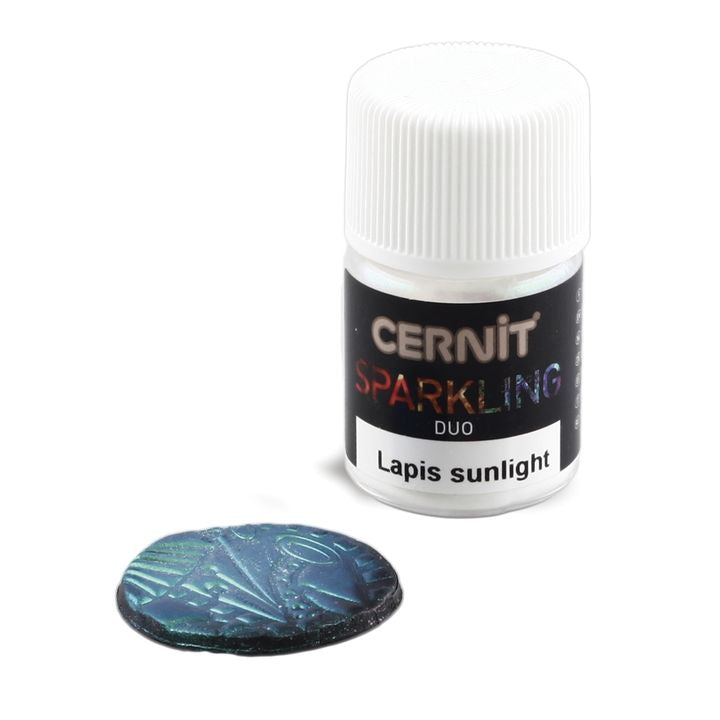 CERNIT Sparkling Glimmerpuder für Polymerton | verschiedene Farbtöne — Bild 16