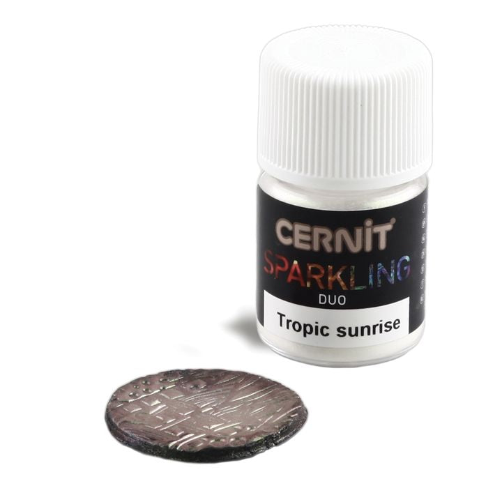 CERNIT Sparkling Glimmerpuder für Polymerton | verschiedene Farbtöne — Bild 18