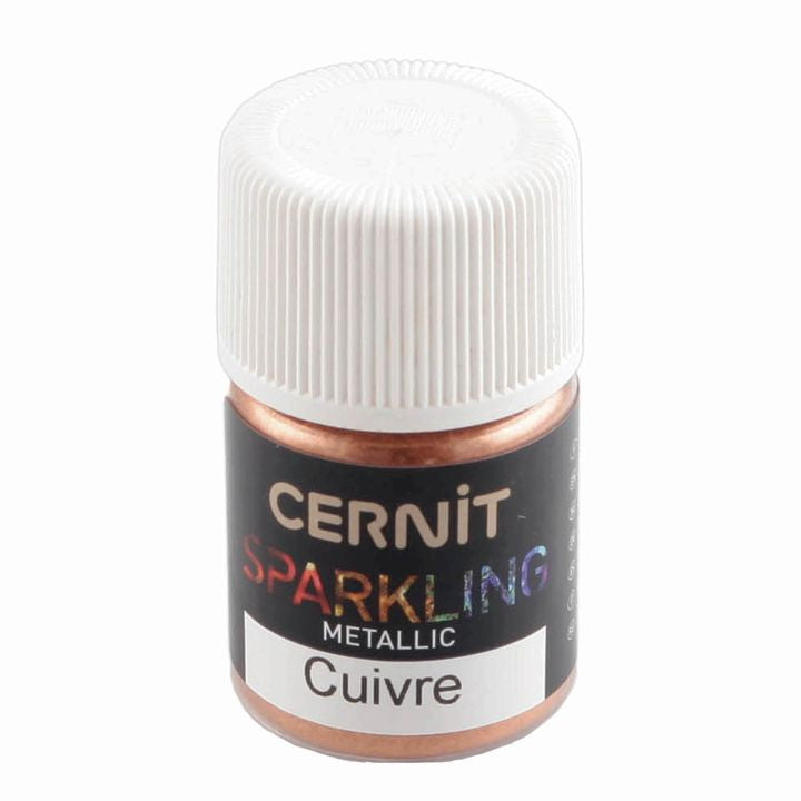 CERNIT Sparkling Glimmerpuder für Polymerton | verschiedene Farbtöne — Bild 2