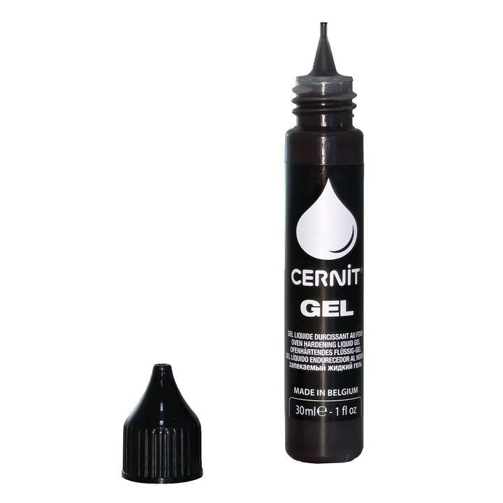CERNIT flüssiger Polymer-Gel 30 ml | verschiedene Farbtöne | schwarz