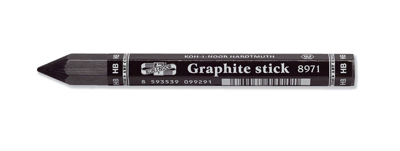 Lackierter Graphitstift 6-eckig – Härte 2B