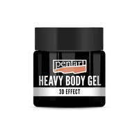 Schwarzer glänzender Heavy Body Gel Pentart | verschiedene Volumina