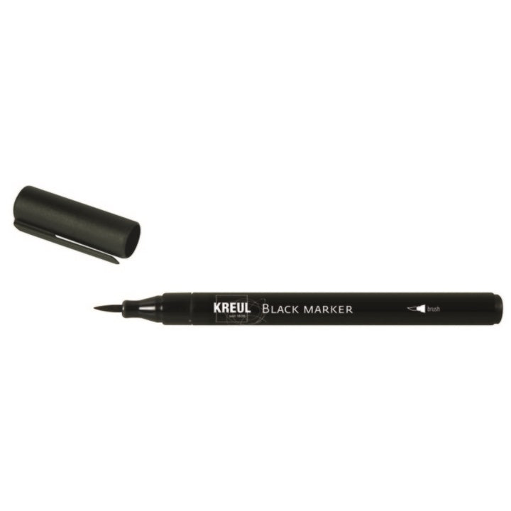 KREUL schwarzer Marker | verschiedene Spitzen | brush