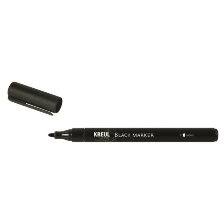 KREUL schwarzer Marker | verschiedene Spitzen | medium