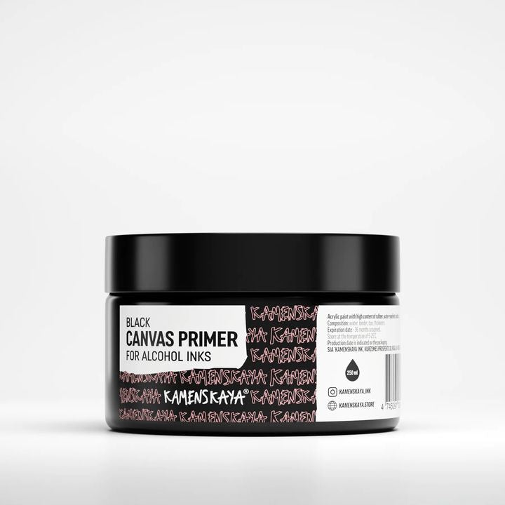 Schwarzer Primer für Leinwände von Kamenskaya | verschiedene Größen | 250 ml
