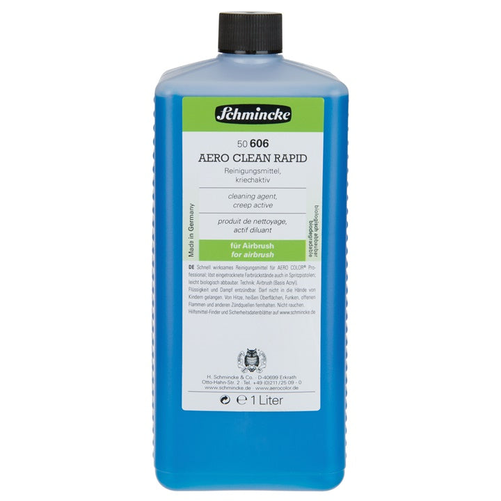 Schmincke AERO CLEAN RAPID Airbrush-Reiniger | verschiedene Größen | 1 liter