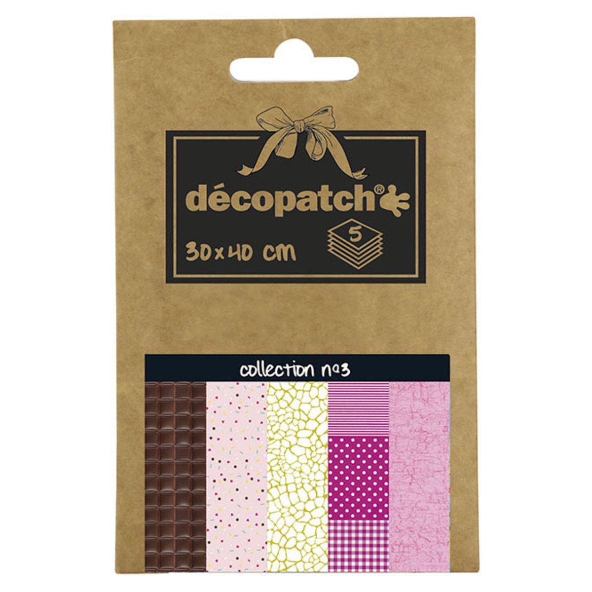 CLAIREFONTAINE Decopatch Decoupage-Papier 30 x 40 cm – Kollektion 6 – 20