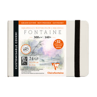 Clairefontaine Fontaine Aquarellbuch HP 300 g 24 Blatt Hardcover