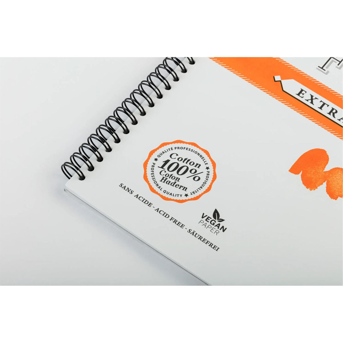 CLAIREFONTAINE Fontaine Aquarellblock HP extra weiß 300 g/m² 12 x 18 cm - 12 Blatt