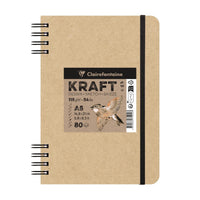 CLAIREFONTAINE Kraft Skizzenblock 115 g/m² A5 – A4 - 80 Blatt