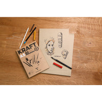 Clairefontaine Kraftpapier-Block geleimt