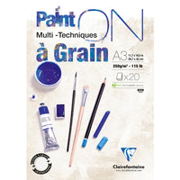 CLAIREFONTAINE Paint'On a grain Mixed Media Block 250 g/m² – 20 Blatt