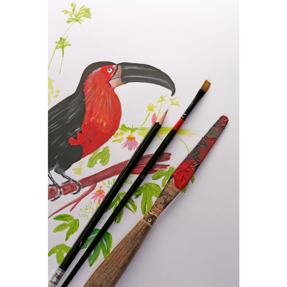 Clairefontaine Paint'On Mix Media Block 250 g 40 Blatt geleimt Extra White
