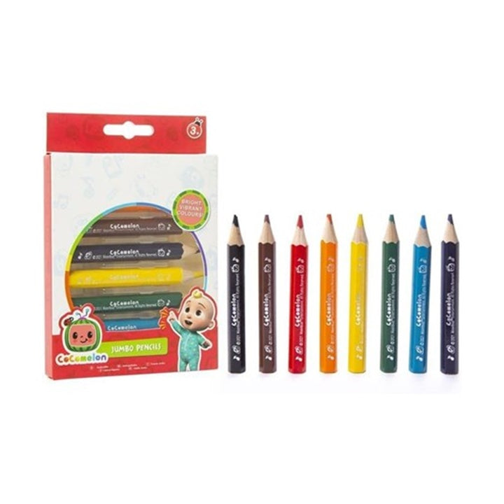 Cocomelon Jumbo-Buntstifte für Kinder 8er Set | ARTMIE