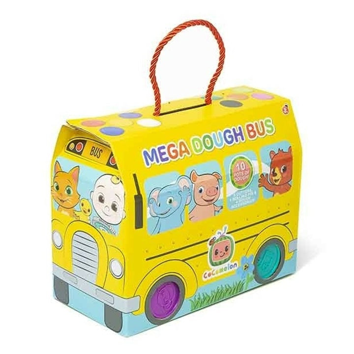 Buntes Cocomelon Knete-Set mit Zubehör in einer Bus-Box | ARTMIE
