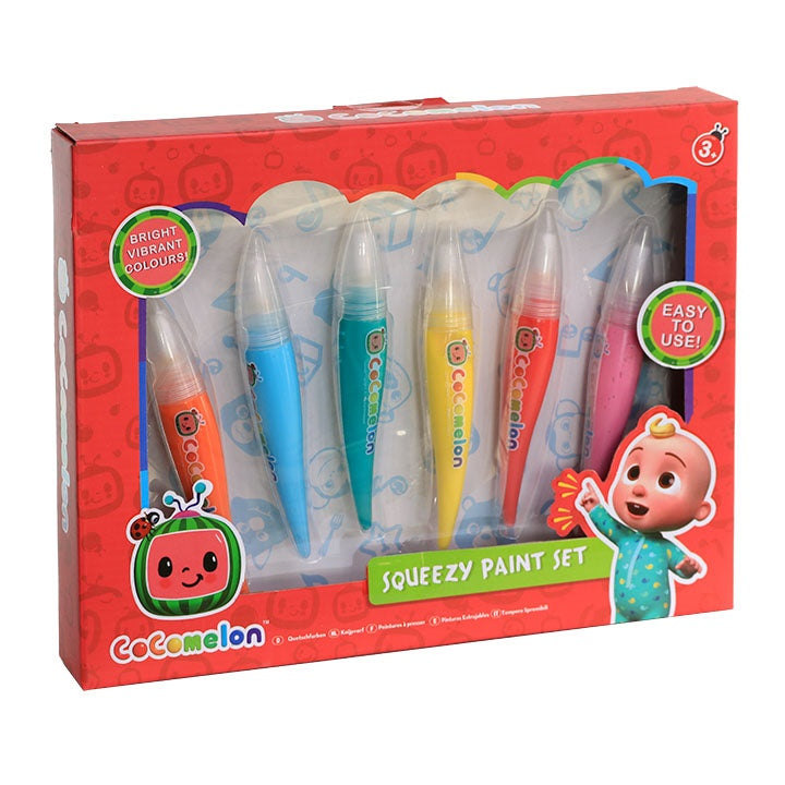 Cocomelon SQUEEZY Malset mit Farben und Vorlagen | ARTMIE