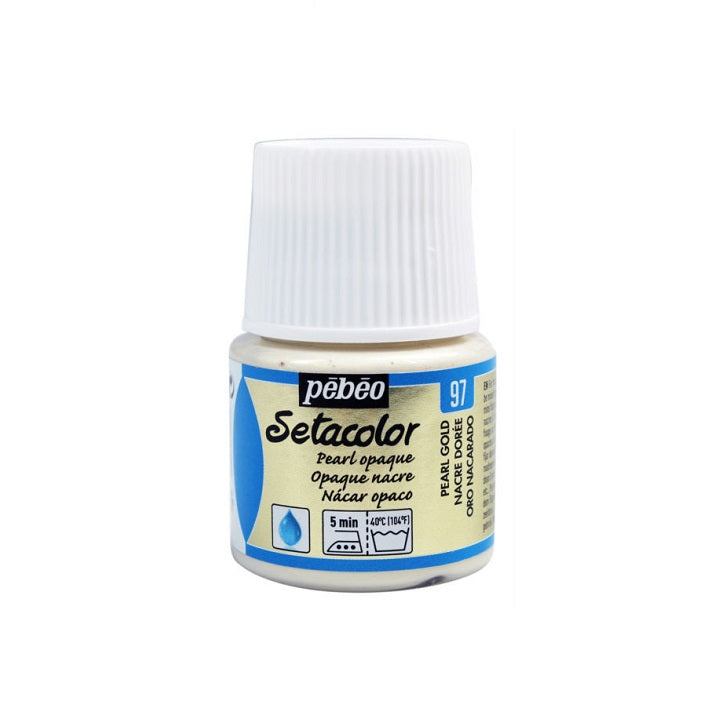 Pebeo Setacolor Opaque Pearl Textilfarbe 45 ml – Perl Grün