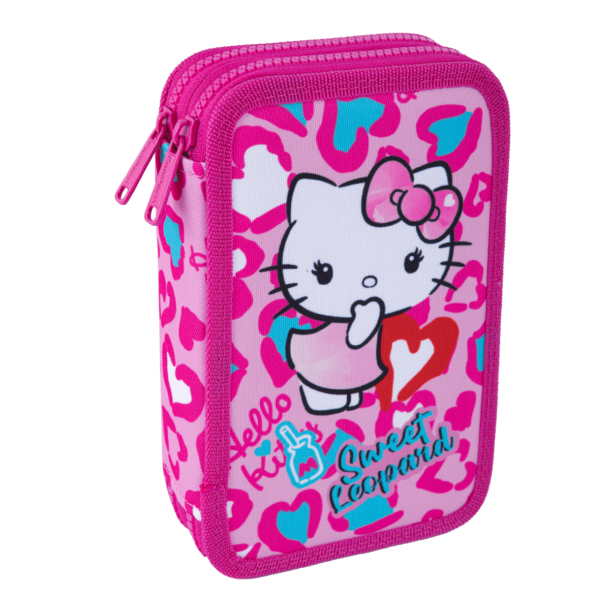 Colorino 2-stöckige gefüllte Federtasche Jumper 2 Hello Kitty – Hello Kitty Rosa