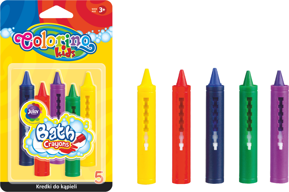 Colorino Badewachsmalstifte – 5 Farben