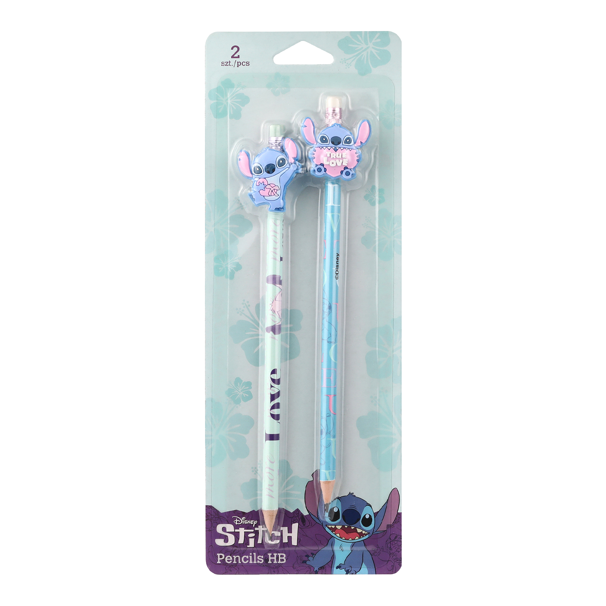 Colorino Bleistift Stitch Pastel mit weißem Radiergummi