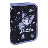Colorino Federmäppchen zum Aufklappen Clipper Kuromi, ungefüllt