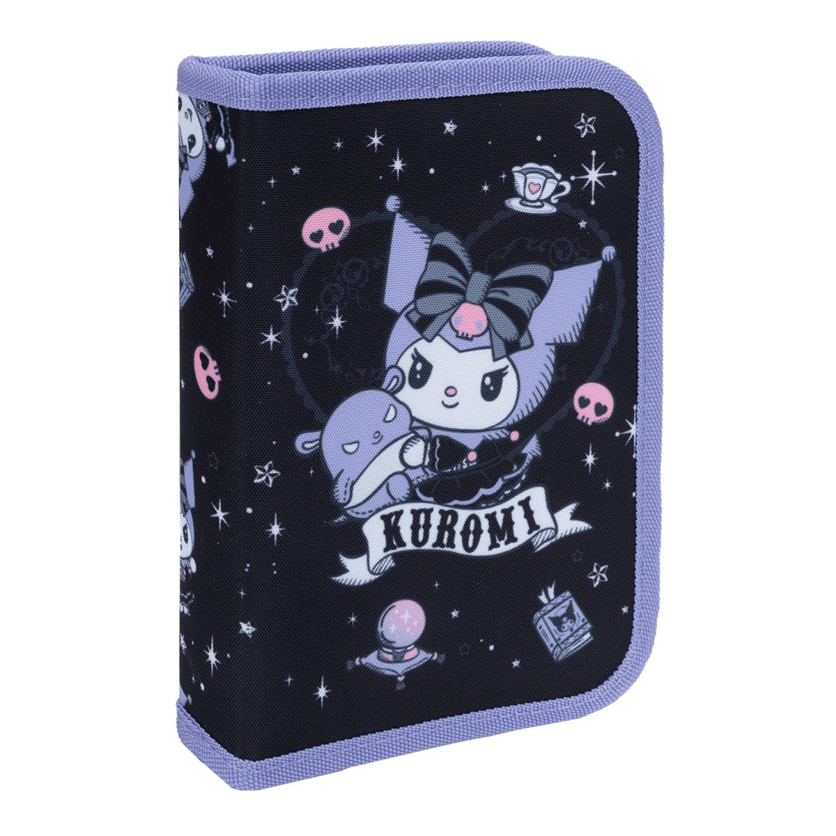 Colorino Federmäppchen zum Aufklappen Clipper Kuromi, ungefüllt