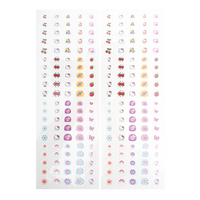 Colorino Nagelsticker Hello Kitty, 200 Stk., verschiedene Farben