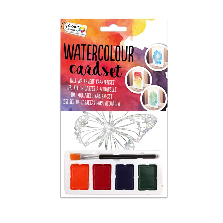 Craft Sensations Aquarellfarben-Set mit Postkarten zum Selbermalen | ARTMIE
