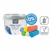 Creall Knete Ultra soft, 5 g, Dose, Farbmix – × 220