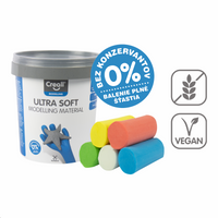 Creall Knete Ultra soft, 5 g, Dose, Farbmix – × 60