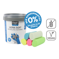 Creall Knete Ultra soft, 5 g, Dose, Farbmix – × 60 Pastell