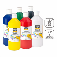 Creall Transparentfarben-Set Trans, 6 × 500 ml