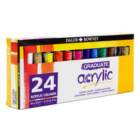 DALER ROWNEY Graduate Acrylfarben-Set 24 x 22 ml