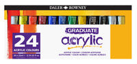 DALER ROWNEY Graduate Acrylfarben-Set 24 x 22 ml