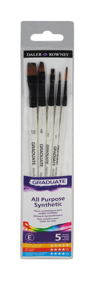 Universal-Synthetikpinsel-Set DALER ROWNEY Graduate – 5-tlg.