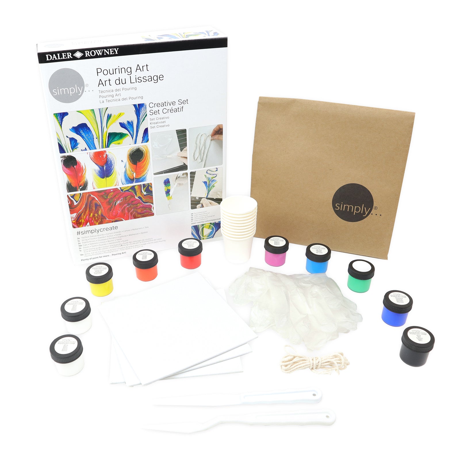 DALER ROWNEY D&R Simply Pouring Komplettset