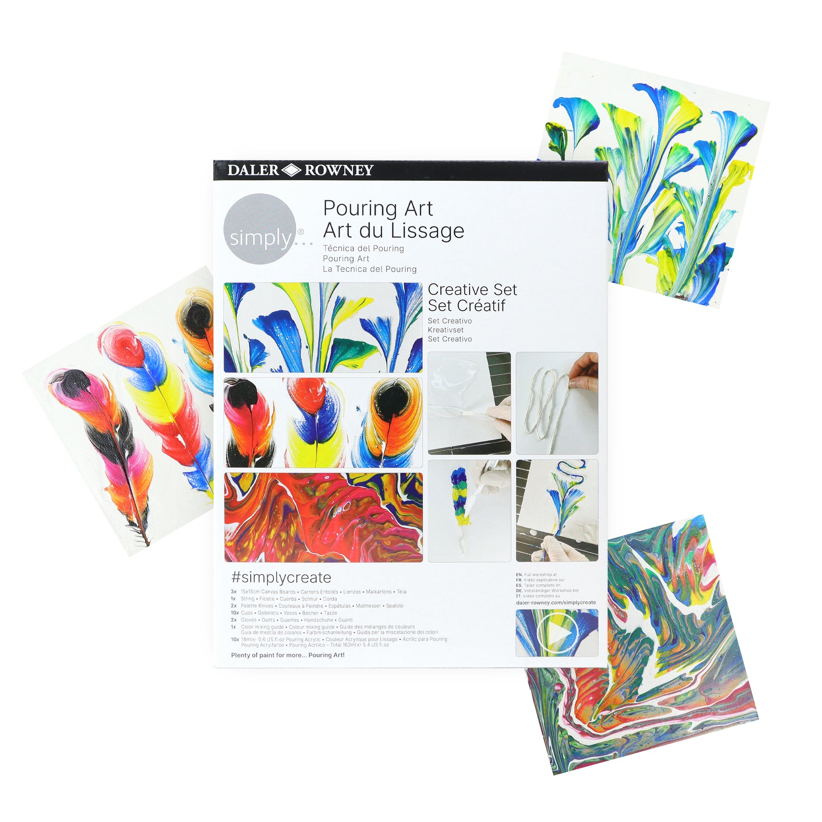 DALER ROWNEY D&R Simply Pouring Komplettset