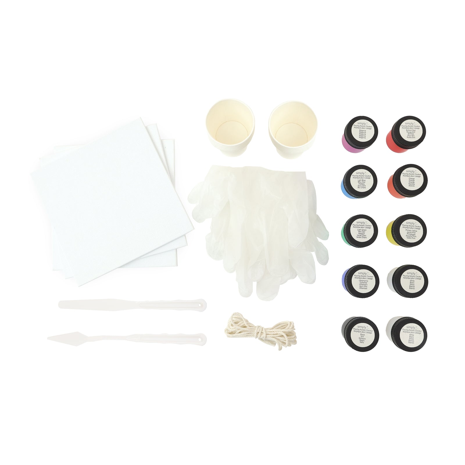 DALER ROWNEY D&R Simply Pouring Komplettset