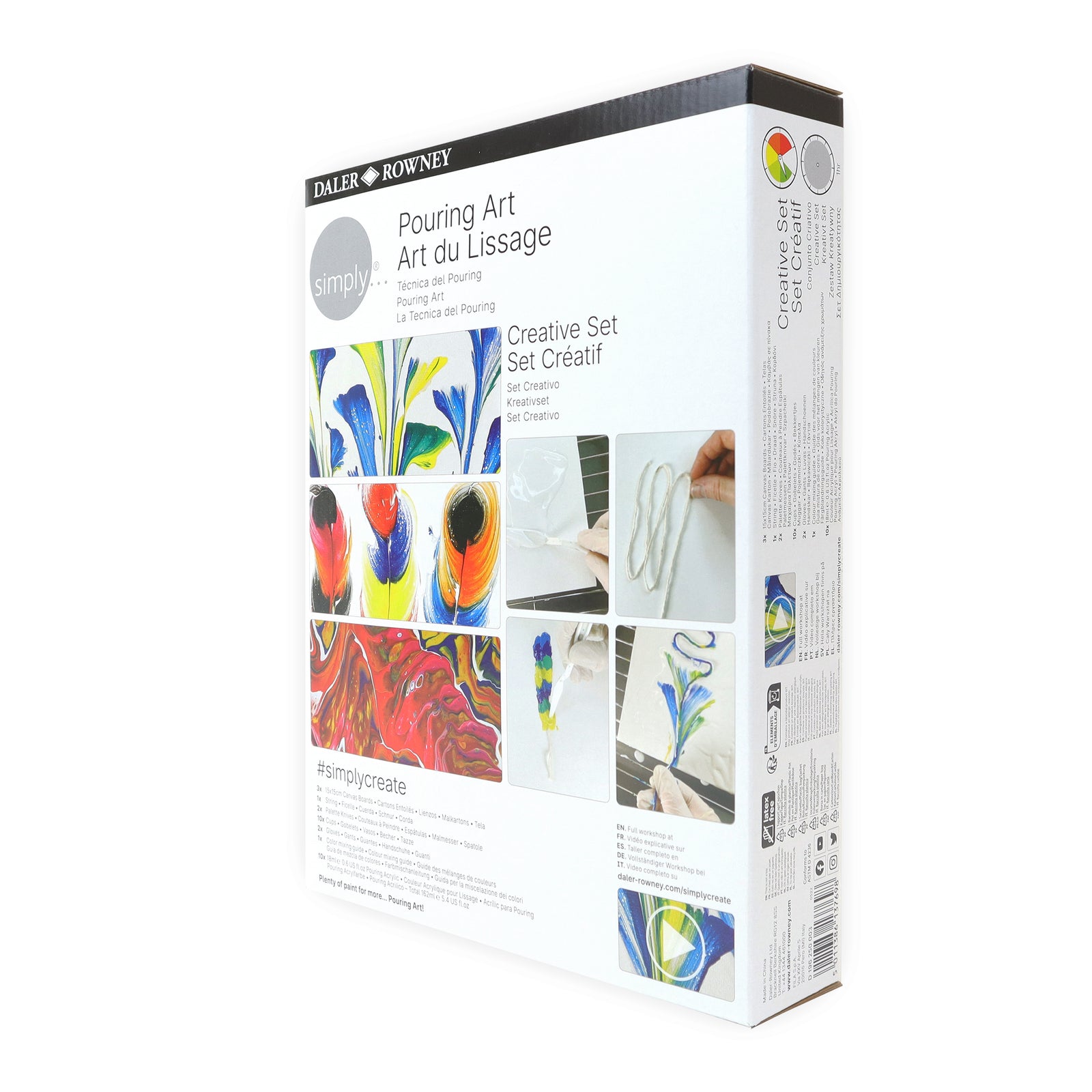 DALER ROWNEY D&R Simply Pouring Komplettset