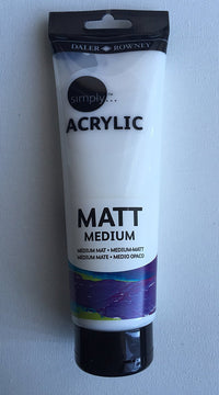 DALER ROWNEY Simply Mattes Acrylmedium 250 ml